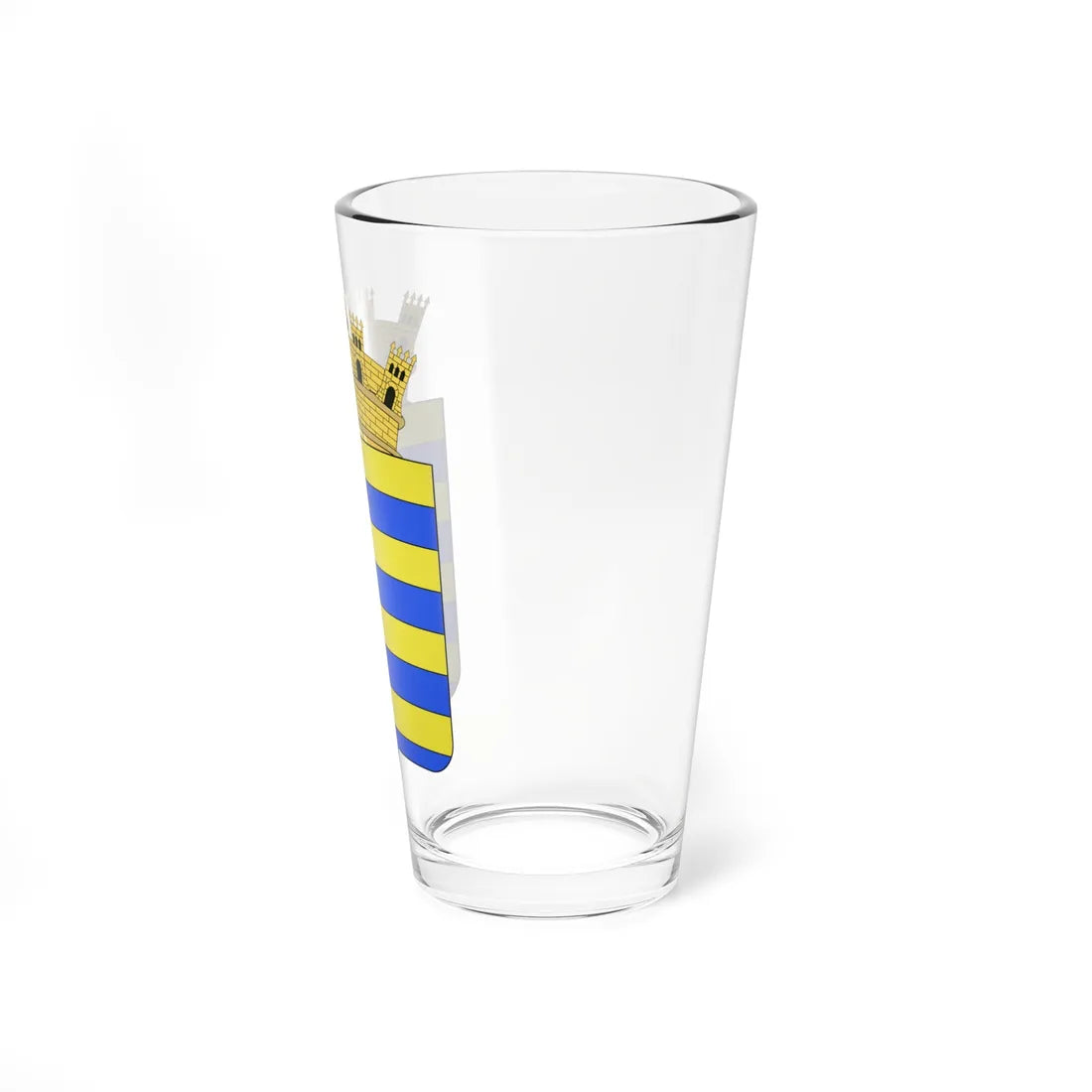 Blason Diksmuide (Belgium) (Coat of Arms) Pint Glass 16oz - Go Mug Yourself