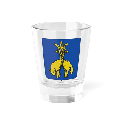 Blason Dison (Belgium) (Coat of Arms) Shot Glass 1.5oz 1.5oz - Go Mug Yourself