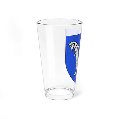 Blason Doische (Belgium) (Coat of Arms) Pint Glass 16oz - Go Mug Yourself