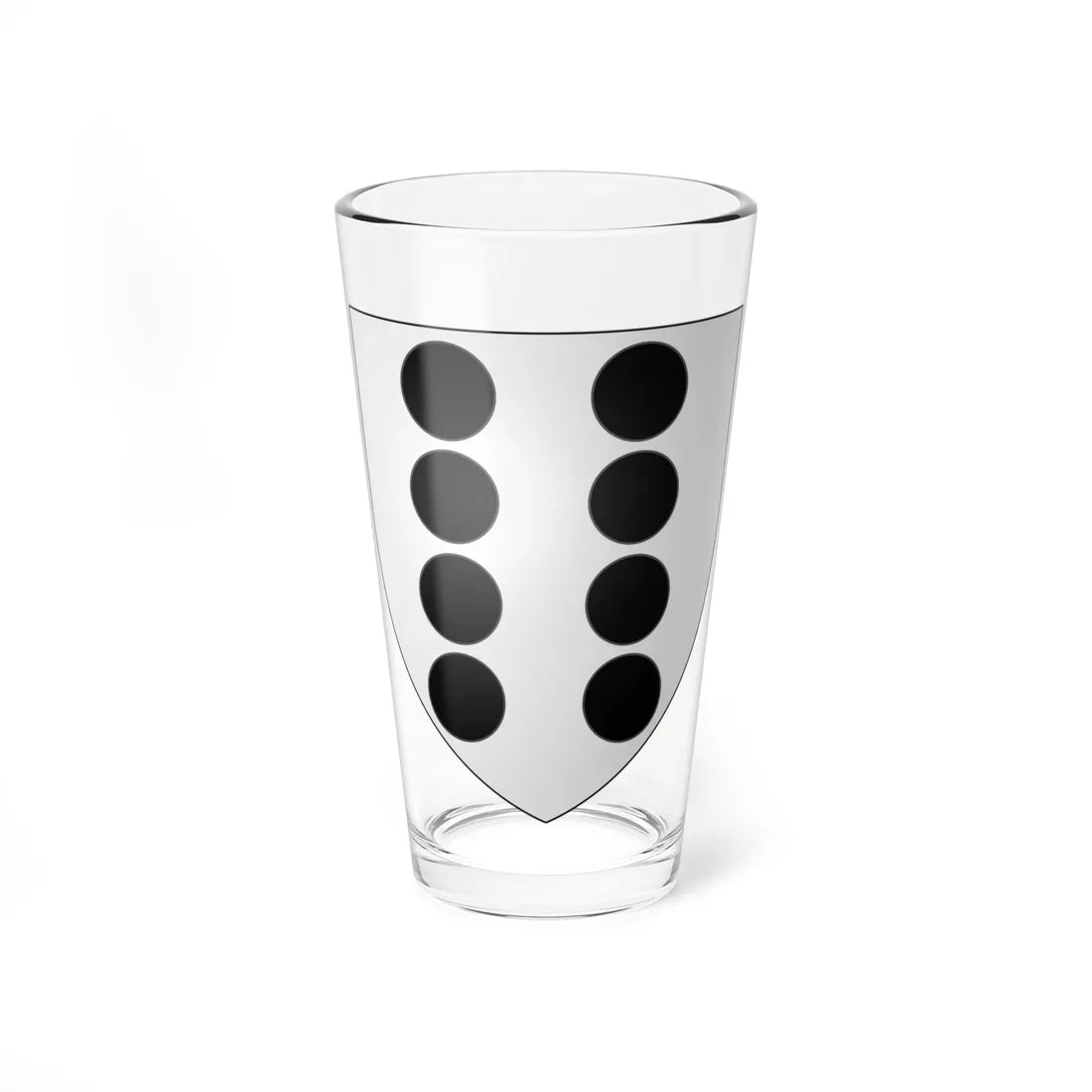 Blason Don Blasco dAlagon selon Gelre (Spain) (Coat of Arms) Pint Glass 16oz 16oz - Go Mug Yourself