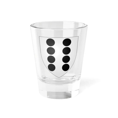 Blason Don Blasco dAlagon selon Gelre (Spain) (Coat of Arms) Shot Glass 1.5oz 1.5oz - Go Mug Yourself