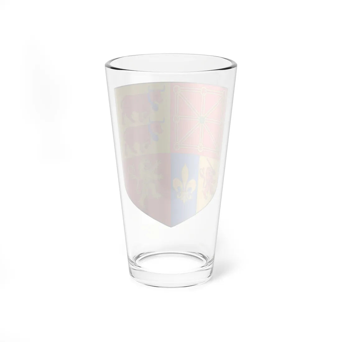 Blason département des Pyrénées-Atlantiques (Spain) (Coat of Arms) Pint Glass 16oz - Go Mug Yourself
