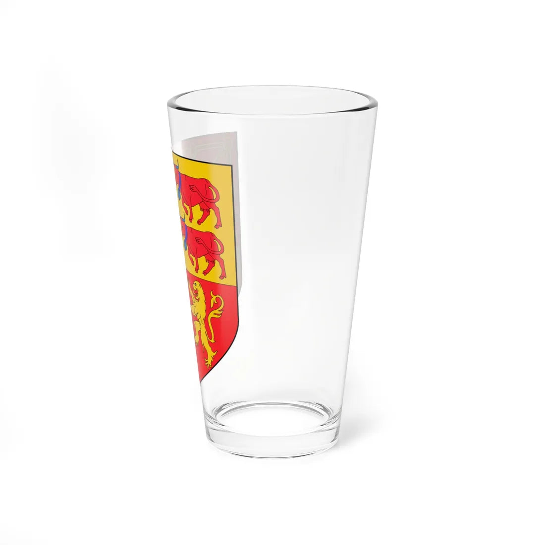 Blason département des Pyrénées-Atlantiques (Spain) (Coat of Arms) Pint Glass 16oz - Go Mug Yourself