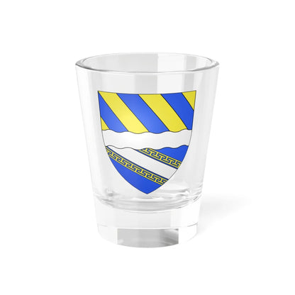 Blason département fr Aisne (France) (Coat of Arms) Shot Glass 1.5oz 1.5oz - Go Mug Yourself