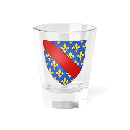 Blason département fr Allier (France) (Coat of Arms) Shot Glass 1.5oz 1.5oz - Go Mug Yourself