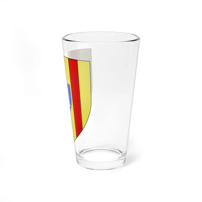 Blason département fr Ariège (France) (Coat of Arms) Pint Glass 16oz - Go Mug Yourself