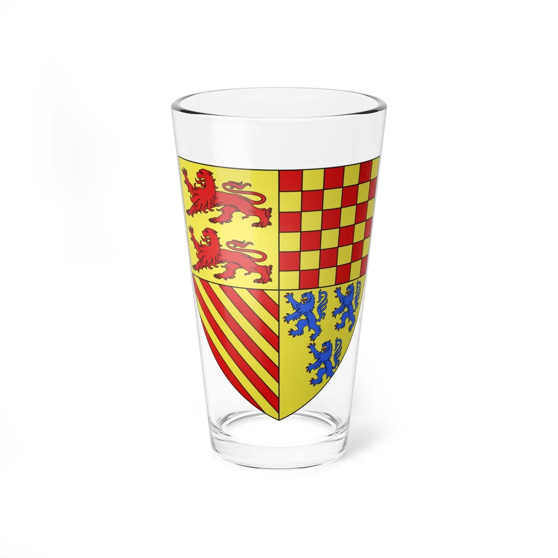 Blason département fr Corrèze (France) (Coat of Arms) Pint Glass 16oz - Go Mug Yourself