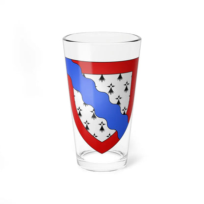 Blason département fr Corrèze proposé par Robert Louis (France) (Coat of Arms) Pint Glass 16oz - Go Mug Yourself