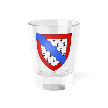 Blason département fr Corrèze proposé par Robert Louis (France) (Coat of Arms) Shot Glass 1.5oz 1.5oz - Go Mug Yourself