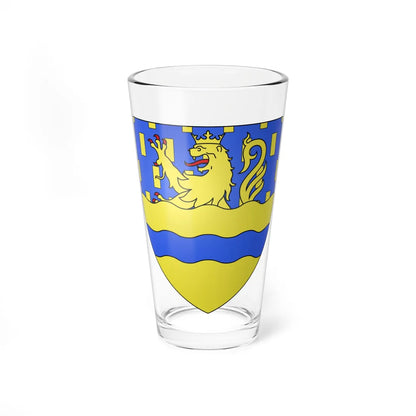 Blason département fr Doubs (France) (Coat of Arms) Pint Glass 16oz 16oz - Go Mug Yourself