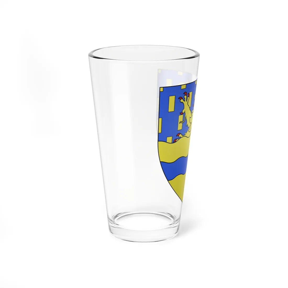Blason département fr Doubs (France) (Coat of Arms) Pint Glass 16oz - Go Mug Yourself