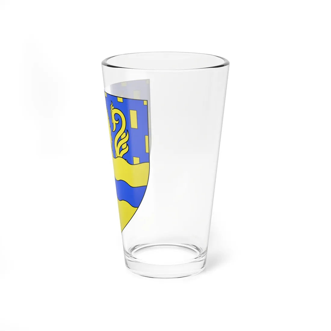 Blason département fr Doubs (France) (Coat of Arms) Pint Glass 16oz - Go Mug Yourself