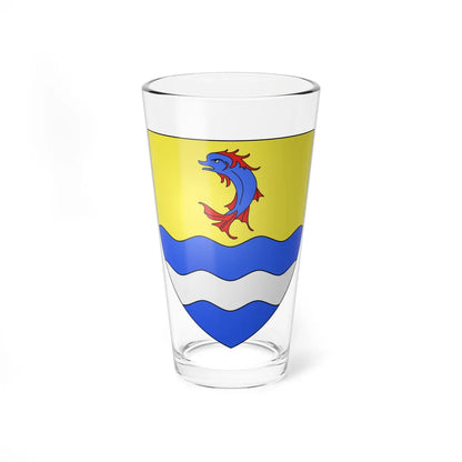 Blason département fr Drôme proposé par Robert Louis (France) (Coat of Arms) Pint Glass 16oz 16oz - Go Mug Yourself