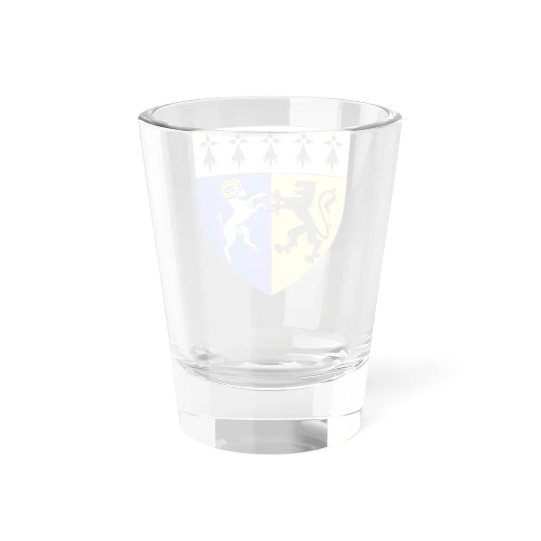 Blason département fr Finistère (France) (Coat of Arms) Shot Glass 1.5oz - Go Mug Yourself