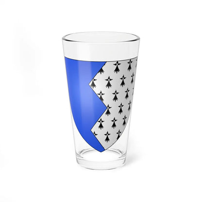 Blason département fr Finistère proposé par Robert Louis (France) (Coat of Arms) Pint Glass 16oz 16oz - Go Mug Yourself