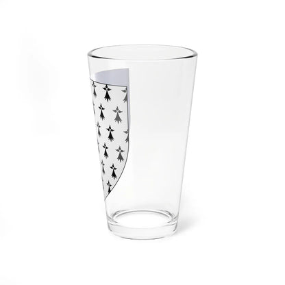 Blason département fr Finistère proposé par Robert Louis (France) (Coat of Arms) Pint Glass 16oz - Go Mug Yourself