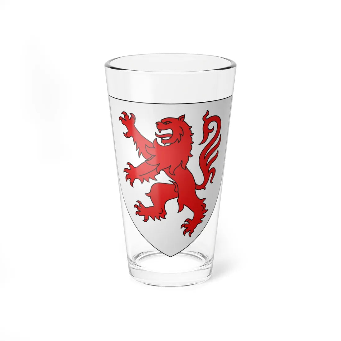 Blason département fr Gers (France) (Coat of Arms) Pint Glass 16oz 16oz - Go Mug Yourself