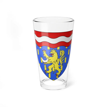 Blason département fr Haute-Saône (France) (Coat of Arms) Pint Glass 16oz 16oz - Go Mug Yourself