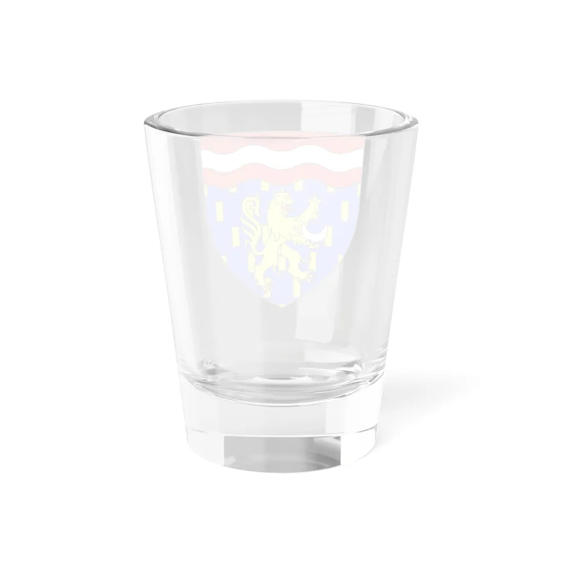 Blason département fr Haute-Saône (France) (Coat of Arms) Shot Glass 1.5oz - Go Mug Yourself