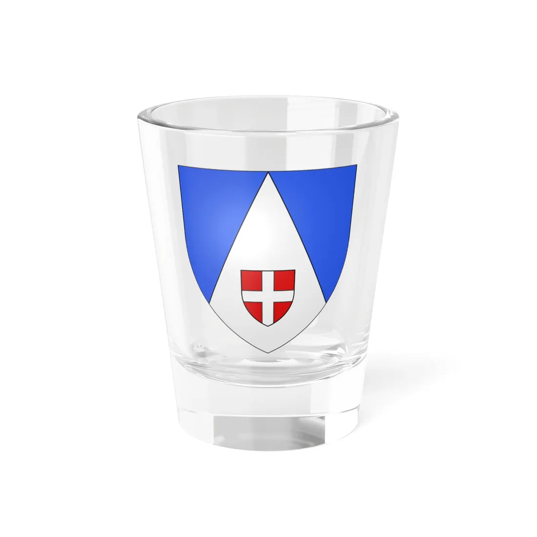 Blason département fr Haute-Savoie (France) (Coat of Arms) Shot Glass 1.5oz 1.5oz - Go Mug Yourself
