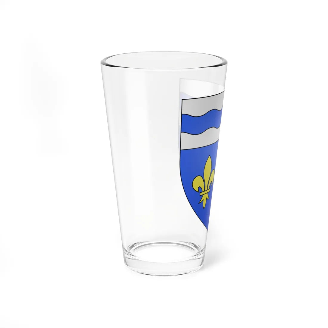 Blason département fr Hauts-de-Seine (France) (Coat of Arms) Pint Glass 16oz - Go Mug Yourself