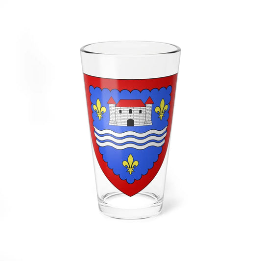 Blason département fr Indre (France) (Coat of Arms) Pint Glass 16oz 16oz - Go Mug Yourself