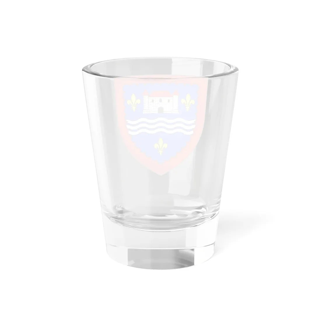 Blason département fr Indre (France) (Coat of Arms) Shot Glass 1.5oz - Go Mug Yourself