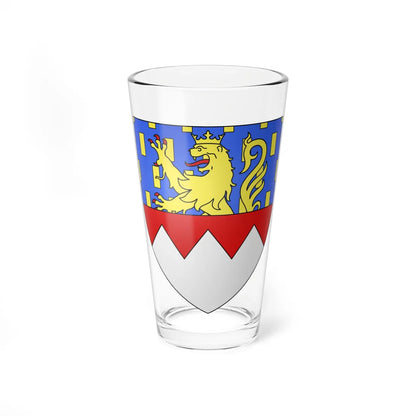 Blason département fr Jura (France) (Coat of Arms) Pint Glass 16oz 16oz - Go Mug Yourself