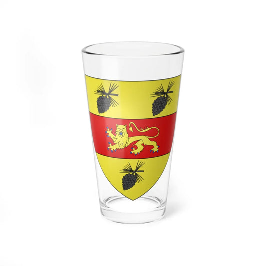 Blason département fr Landes (France) (Coat of Arms) Pint Glass 16oz 16oz - Go Mug Yourself