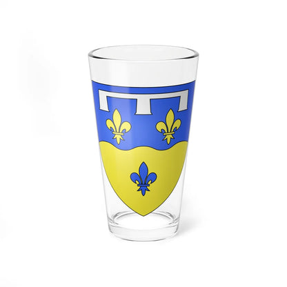 Blason département fr Loir-et-Cher (France) (Coat of Arms) Pint Glass 16oz 16oz - Go Mug Yourself