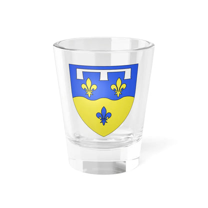 Blason département fr Loir-et-Cher (France) (Coat of Arms) Shot Glass 1.5oz 1.5oz - Go Mug Yourself