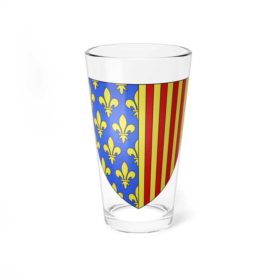Blason département fr Lozère (France) (Coat of Arms) Pint Glass 16oz 16oz - Go Mug Yourself