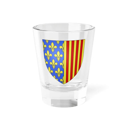 Blason département fr Lozère (France) (Coat of Arms) Shot Glass 1.5oz 1.5oz - Go Mug Yourself