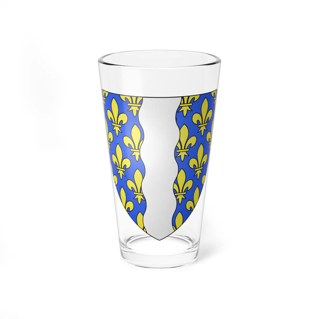 Blason département fr Oise proposé par Robert Louis (France) (Coat of Arms) Pint Glass 16oz 16oz - Go Mug Yourself