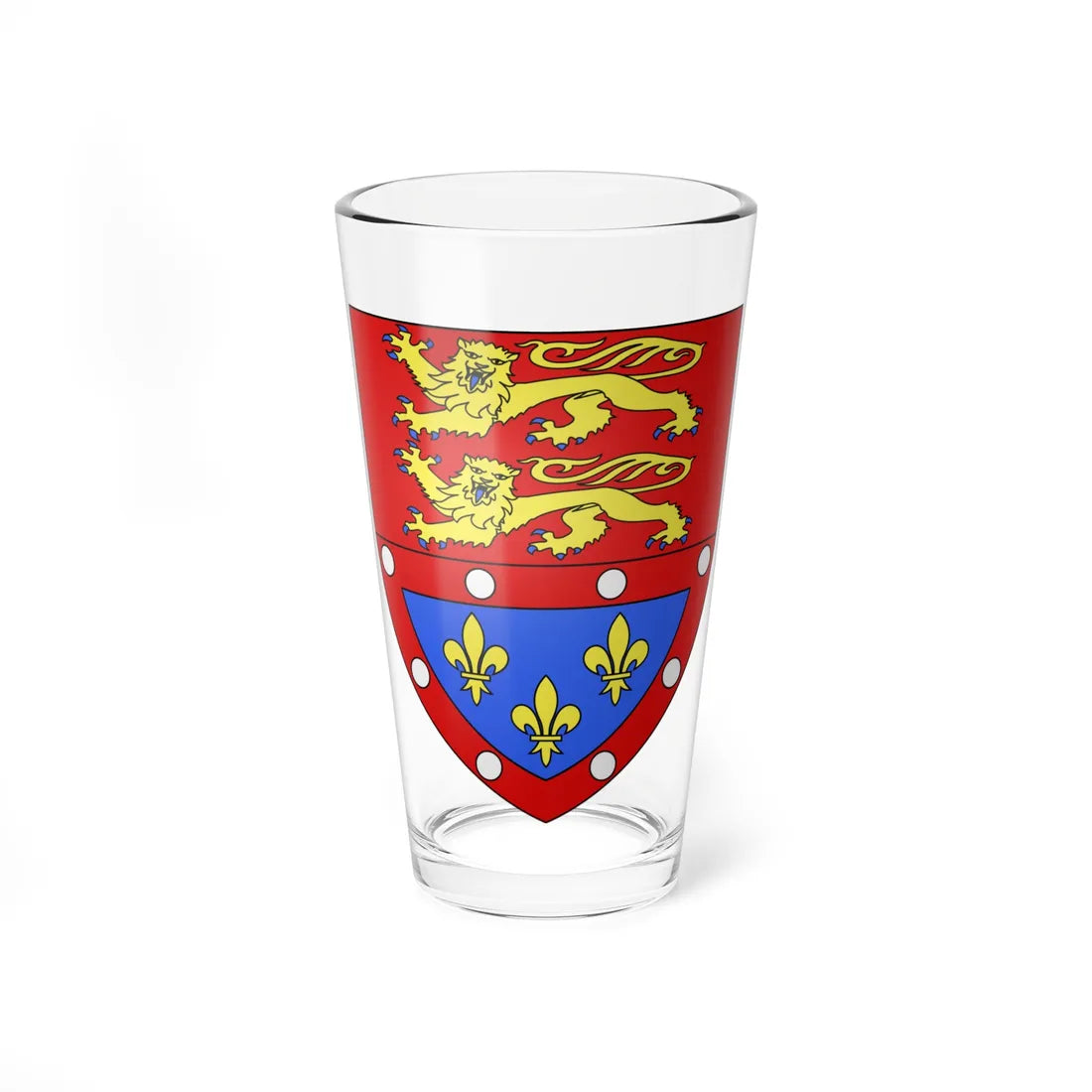 Blason département fr Orne (France) (Coat of Arms) Pint Glass 16oz 16oz - Go Mug Yourself