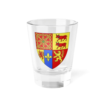 Blason département fr Pyrénées-Atlantiques (France) (Coat of Arms) Shot Glass 1.5oz 1.5oz - Go Mug Yourself