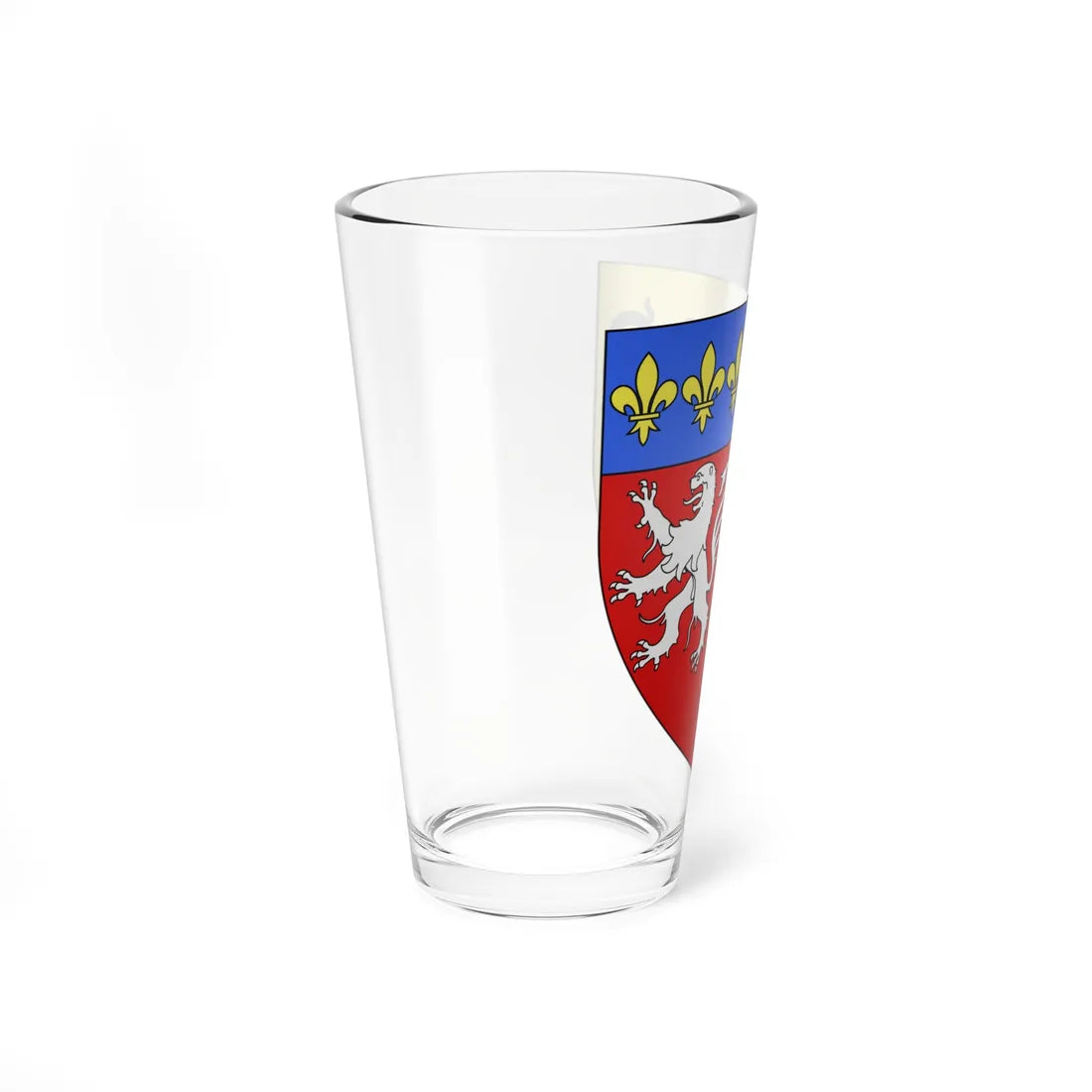 Blason département fr Rhône (France) (Coat of Arms) Pint Glass 16oz - Go Mug Yourself