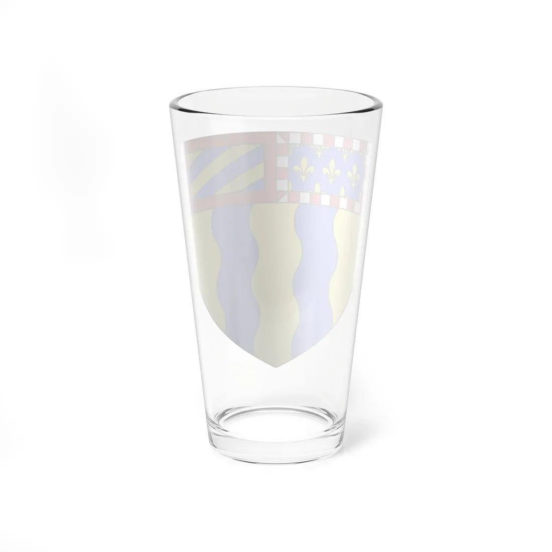 Blason département fr Saône-et-Loire (France) (Coat of Arms) Pint Glass 16oz - Go Mug Yourself