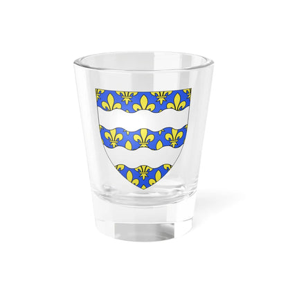 Blason département fr Seine-et-Marne (France) (Coat of Arms) Shot Glass 1.5oz 1.5oz - Go Mug Yourself
