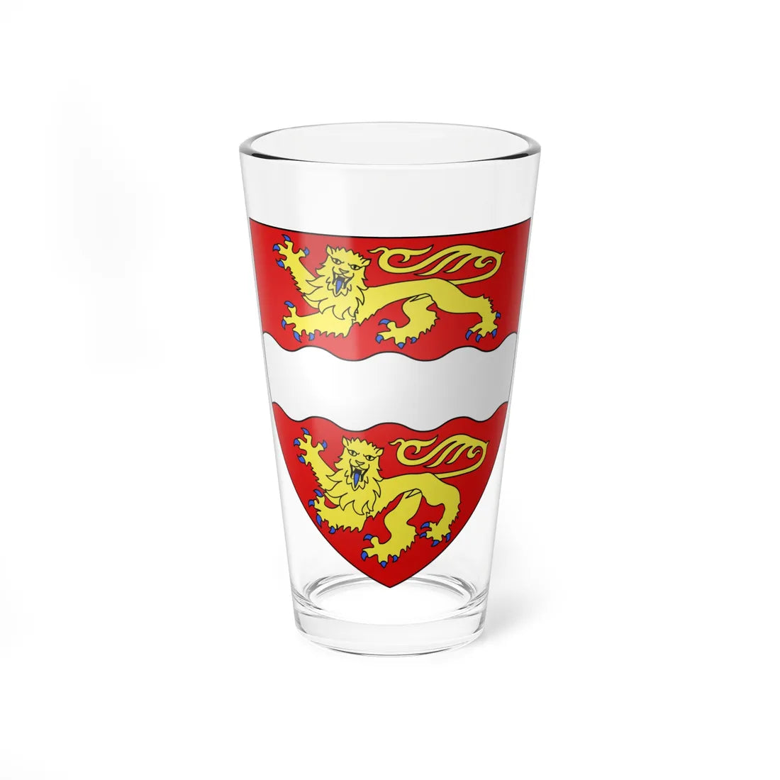 Blason département fr Seine-Maritime (France) (Coat of Arms) Pint Glass 16oz - Go Mug Yourself