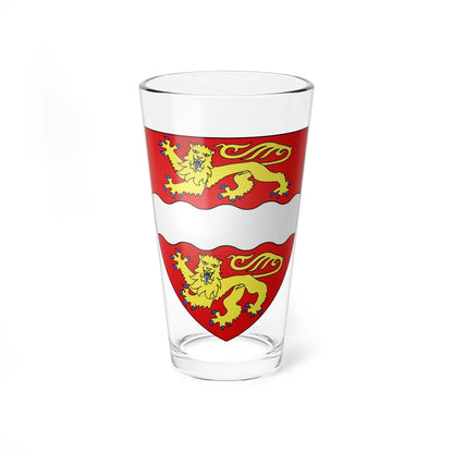 Blason département fr Seine-Maritime (France) (Coat of Arms) Pint Glass 16oz - Go Mug Yourself