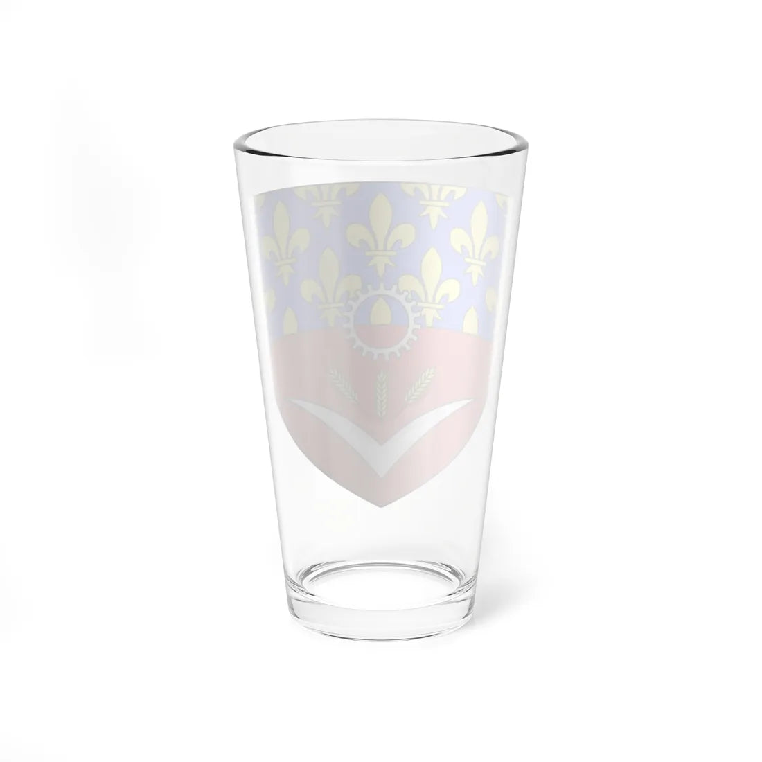 Blason département fr Seine-Saint-Denis (France) (Coat of Arms) Pint Glass 16oz - Go Mug Yourself