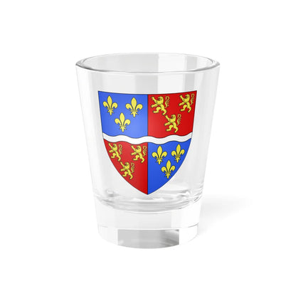 Blason département fr Somme (France) (Coat of Arms) Shot Glass 1.5oz 1.5oz - Go Mug Yourself
