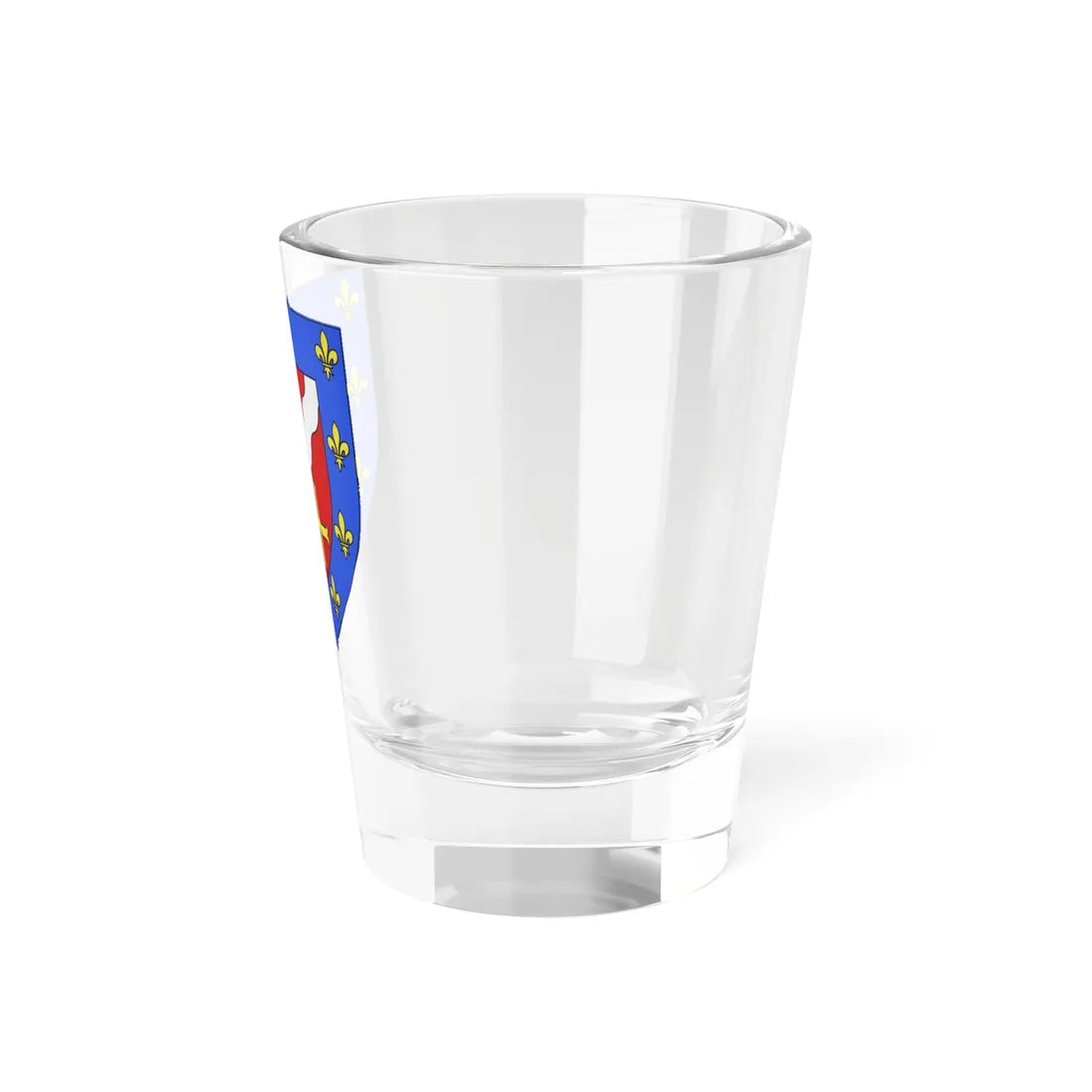 Blason département fr Val-dOise (France) (Coat of Arms) Shot Glass 1.5oz - Go Mug Yourself