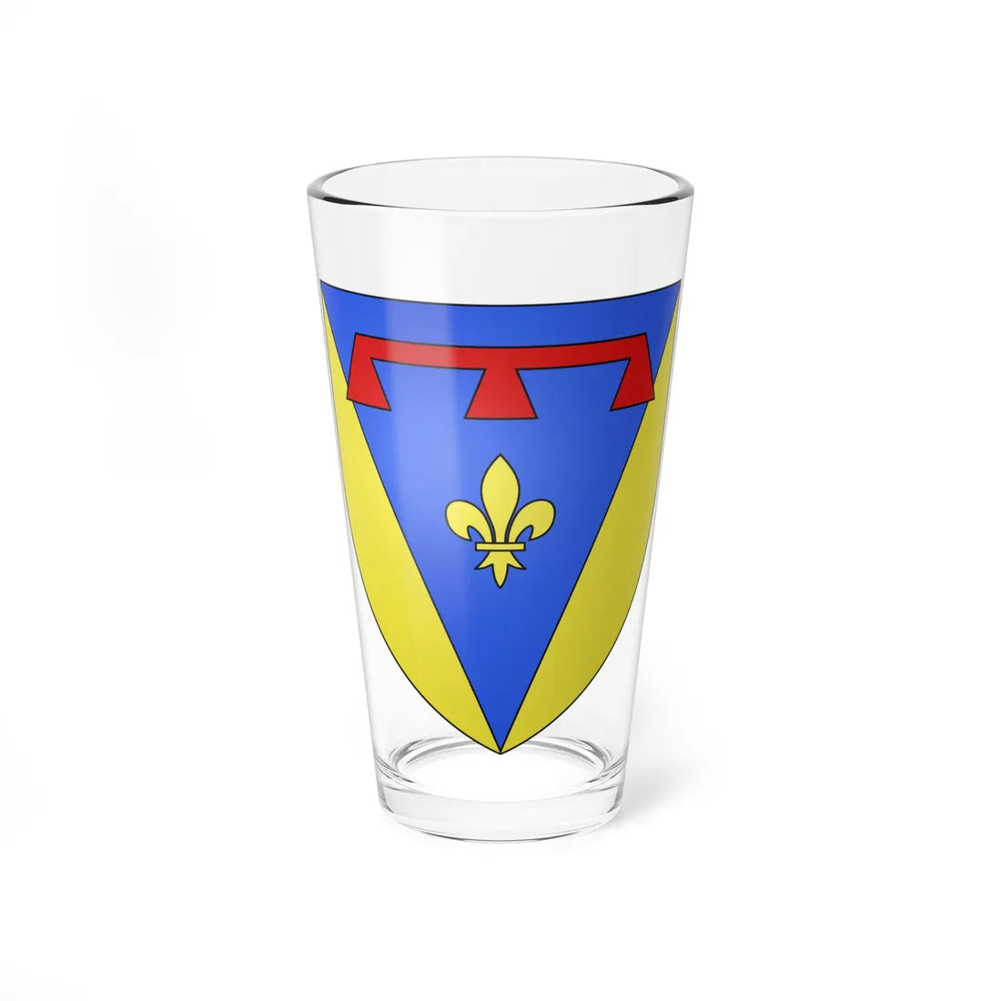 Blason département fr Var (France) (Coat of Arms) Pint Glass 16oz 16oz - Go Mug Yourself