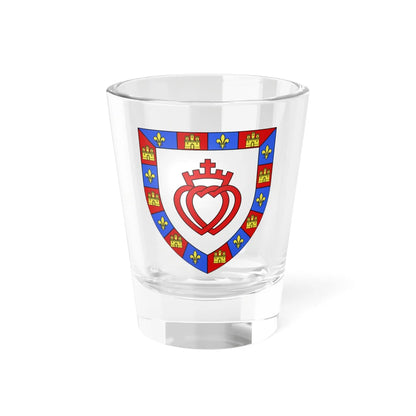 Blason département fr Vendée (France) (Coat of Arms) Shot Glass 1.5oz 1.5oz - Go Mug Yourself