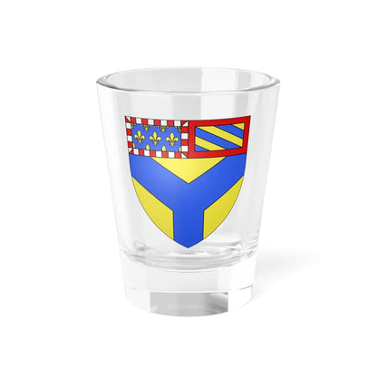 Blason département fr Yonne (France) (Coat of Arms) Shot Glass 1.5oz 1.5oz - Go Mug Yourself
