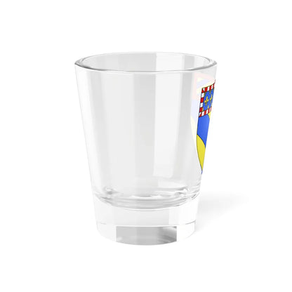 Blason département fr Yonne (France) (Coat of Arms) Shot Glass 1.5oz - Go Mug Yourself