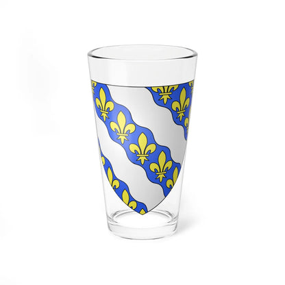 Blason département fr Yvelines (France) (Coat of Arms) Pint Glass 16oz 16oz - Go Mug Yourself