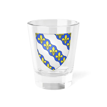 Blason département fr Yvelines (France) (Coat of Arms) Shot Glass 1.5oz 1.5oz - Go Mug Yourself
